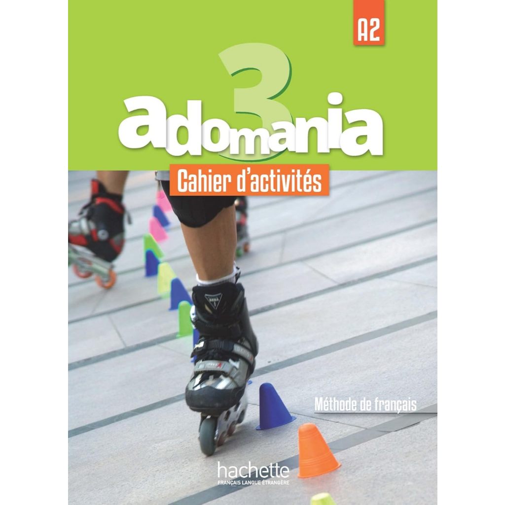 DKTODAY หนังสือแบบฝึกหัด ADOMANIA 3:CAHIER D' ACTIVITES+CD+PARCOURS DIGITAL (ฝรั่งเศส)