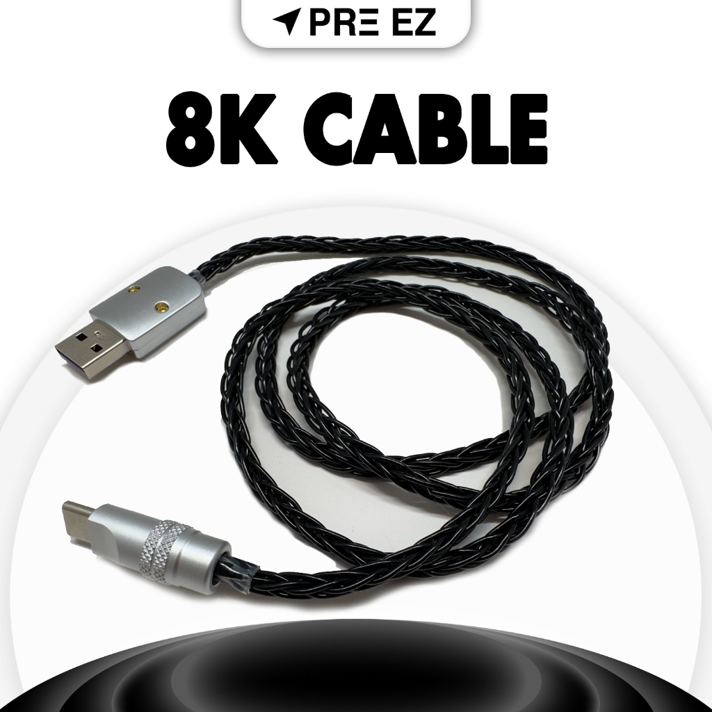 8K Cable สาย USB-A to USB-C รองรับ 8K Polling rate