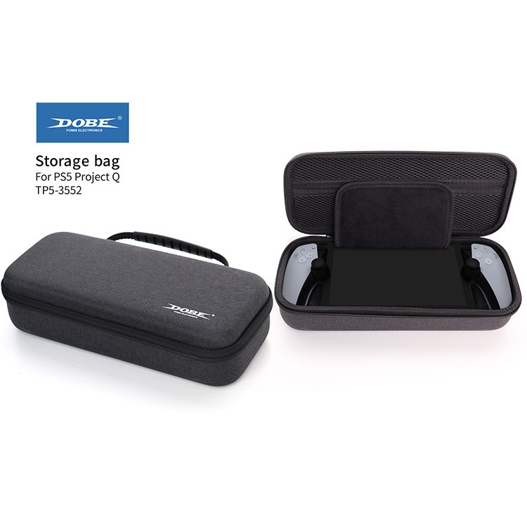 PS5 Portal กระเป๋าแข็ง EVA PS5 ใหม่ แบบพกพา   BLACK สินค้าDobeแท้