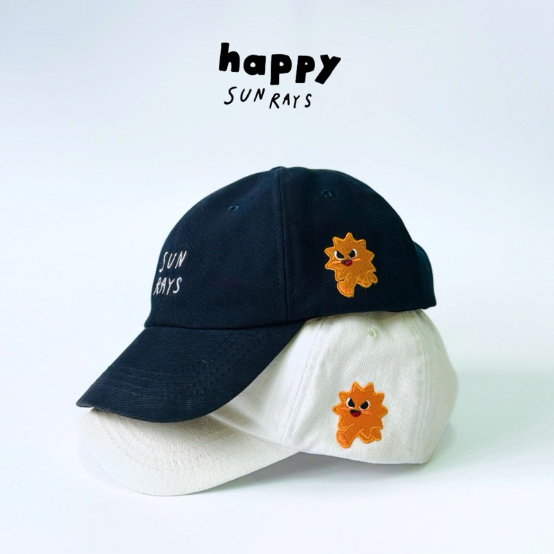 Happy Sunrays : Sunny Cap หมวกแก๊ปเบสบอล ผ้านิ่มอยู่ทรง ฟรีไซส์