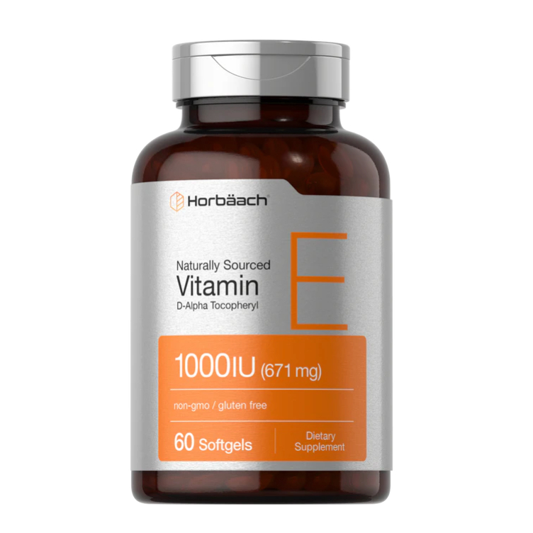 Horbaach Vitamin E 1000IU | 60 Softgels