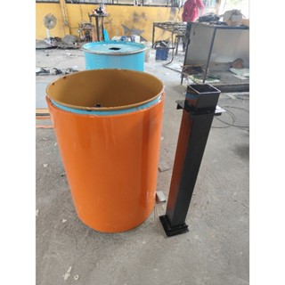 เตาอบถ่านไบโอชาร์ 200ลิตร  ใส้ตรง ได้น้ำส้มควันไม้ ไม่ต้องปิ…