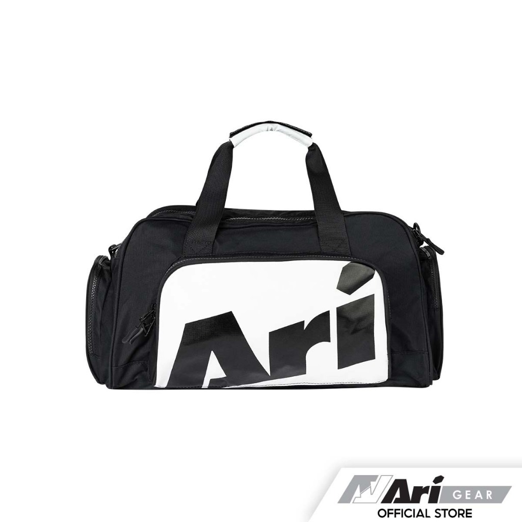 ARI ADEPT 2TONES SMALL DUFFLE BAG - BLACK/WHITE (AHW1563-01) กระเป๋า อาริ ADEPT 2TONES SMALL DUFFLE สีดำขาว