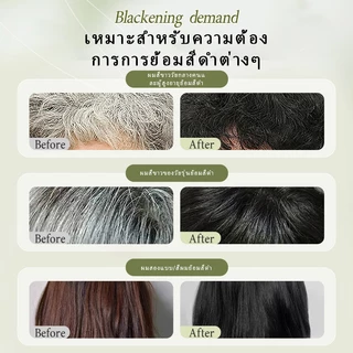 VIVX ย้อมผม เปลี่ยนสีผม ย้อมผม ผมดำภายใน 10 นาที บำรุงผม ปิดผมขาว ครีมย้อมสีผม ยาย้อมผม สมุนไพรปิดผมหงอก 500 ml