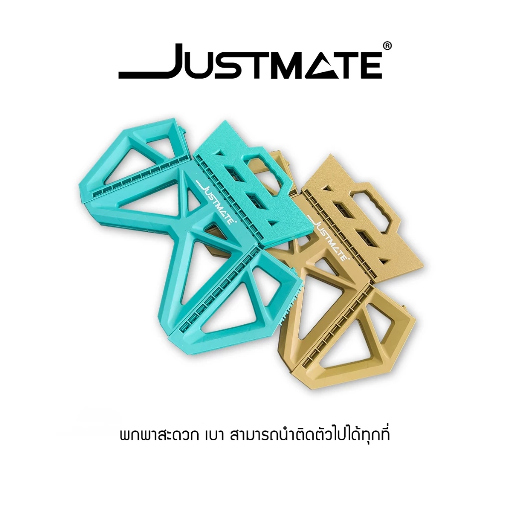 [JUSTMATE] เก้าอี้พลาสติกพับได้ แคมป์ปิ้ง OUTDOOR เก้าอี้พกพา กลางแจ้ง FOLDABLE PLASTIC CHAIR thumbnail 3