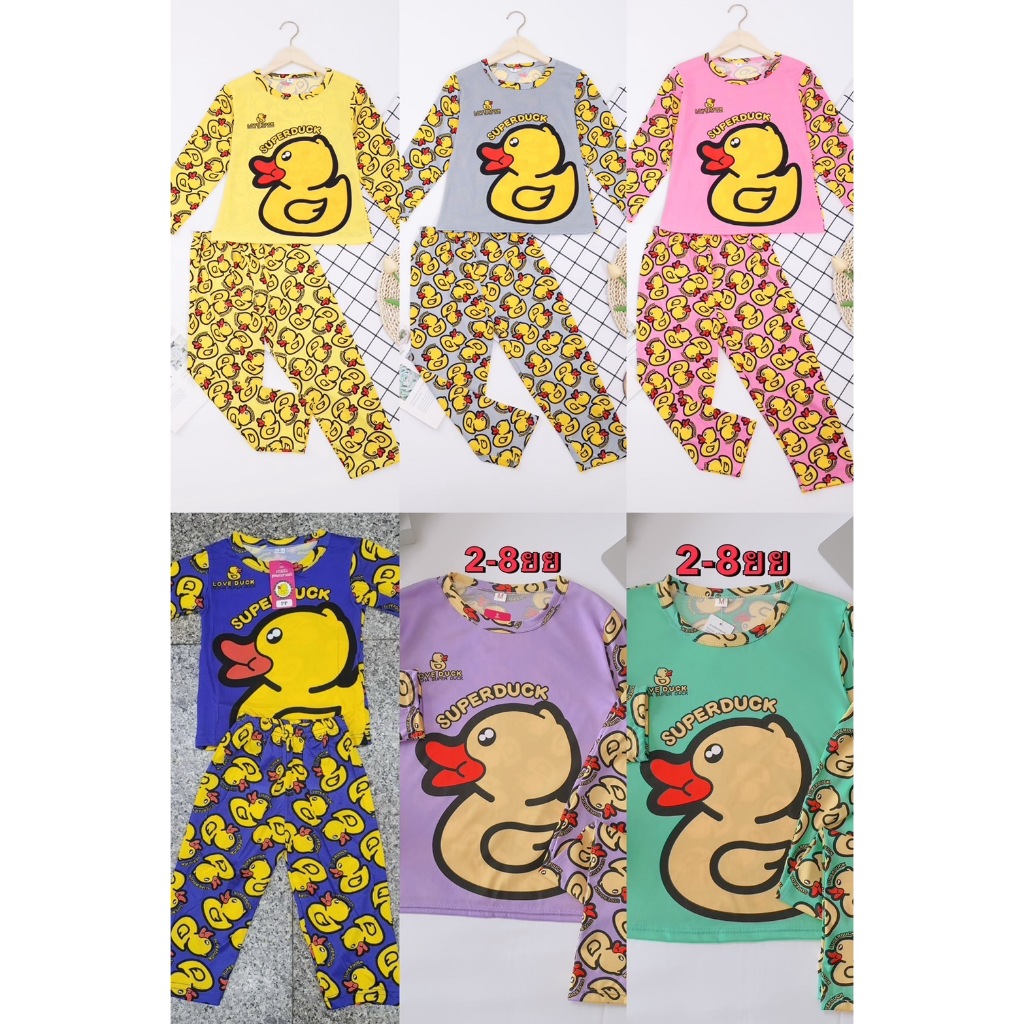 E..ยย2-8#ชุดนอนเด็กเล็ก.1เดือน-4ขวบ.แขนยาวขายาว ผ้าเด้งผ้าสเปนเด็ก ผ้าไม่หนาผ้านิ่มเย็นสบาย ใส่ได้ทุกฤดูกาล