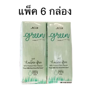 [แพ็ค6กล่อง]Mmilk Green UHT Lactose Free Plain/Low Fat/Oat/A2 plus/Rose BlackTea/Cocoa Strawberry/ElderBerry Yogurt180ml