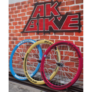 ชุดล้อเสือหมอบ ขนาด 700 c ล้อฟิกเกียร์ ขอบสูง 48มม. รองรับกา…