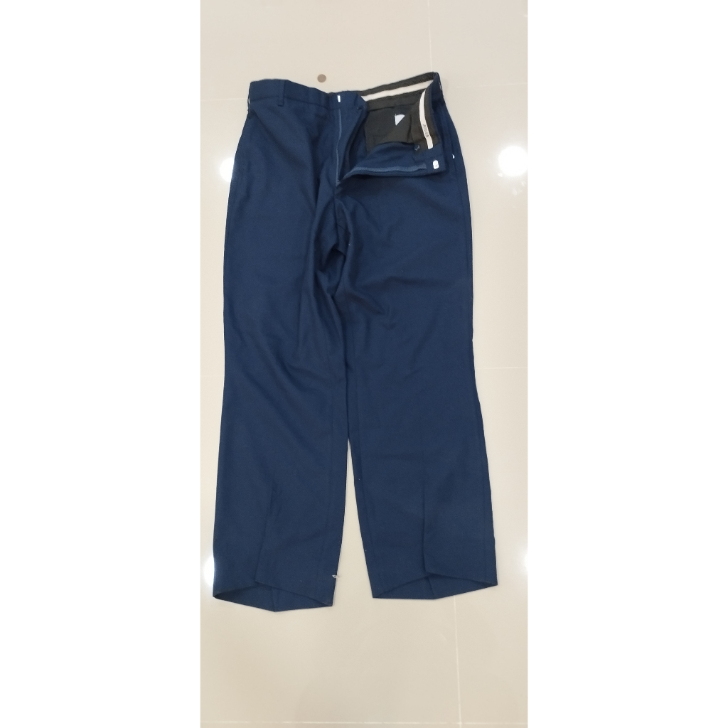 08กางเกงทหารVINTAGEผู้ชายขายาวขนาดMรอบเอว32นิ้ว สีน้ำเงิน   NOS DSCP Air Force Lightweight Blue Pant