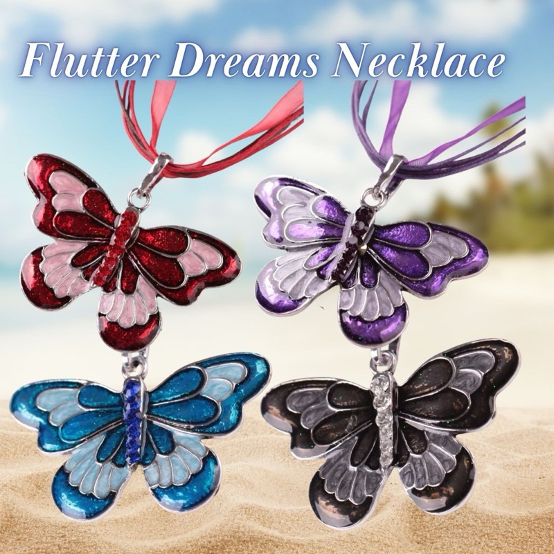 พร้อมส่ง🦋Flutter Dreams Necklace