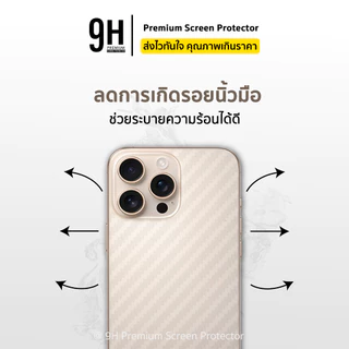 🔥 ฟิล์มหลัง เคฟล่า For iphone 17 pro max 17air 16e 16 pro max 15 promax 14 pro 13 pm 12 iphone11 6 7 8 ฟิล์มกันรอย ไอโฟน