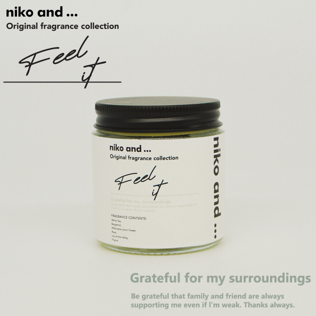 niko and … Feel it Original Fragrance Collection Candle