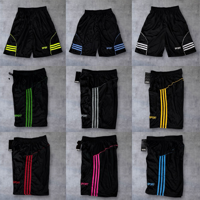 กางเกงกีฬาขาสั้น เนื้อผ้ากีฬา นุ่มใส่สบาย ใส่นอนใส่เล่นกีฬาใส่ลำลอง ราคาประหยัด