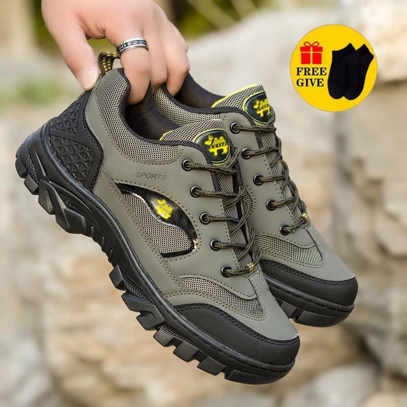 【COD Free Socks】รองเท้าทำงานไม่ใช่หัวเหล็ก รองเท้าสำหรับสายลุย พื้นรองเท้าแข็งแรงลุยได้ทุกสถานการณ์ สินค้าตรงปก100% สินค