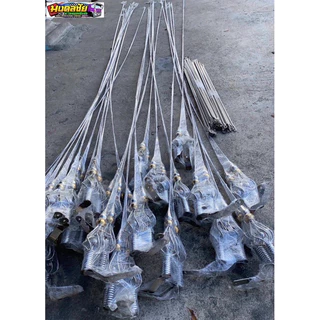 เสายาวสปริงตะกร้อใหญ่ แข็งแรงสุดๆพร้อมขายึด1คู่2/2.5/3/3.5/4เมตร