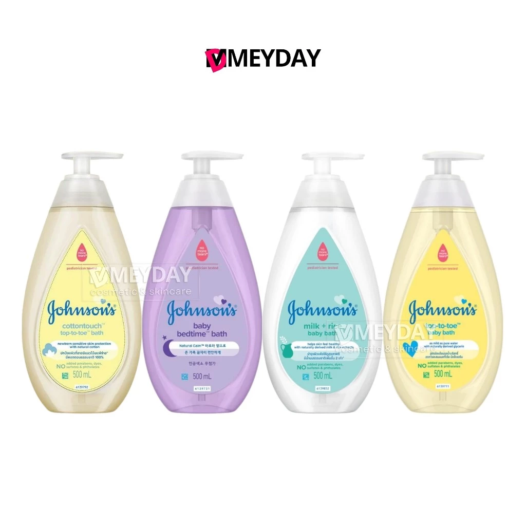 Johnson's Baby Wash and Shampoo จอห์นสัน เบบี้ ครีมอาบน้ำและสระผมเด็ก 500ml