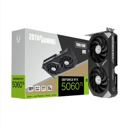 VGA ZOTAC GEFORCE RTX 5060 TI TWIN EDGE 16GB GDDR7