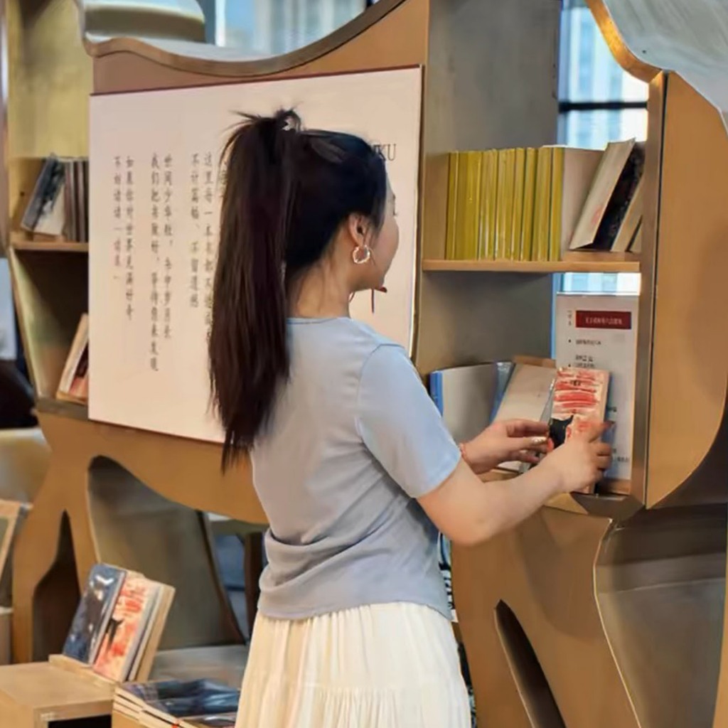 ขนาดใหญ่สี่เหลี่ยมลูกไม้ด้านหน้าไหล่เสื้อยืดแขนสั้นผู้หญิงฤดูร้อนไขมันเล็กน้อย mm บางด้านบนขนาดเล็ก - รูปที่ 4