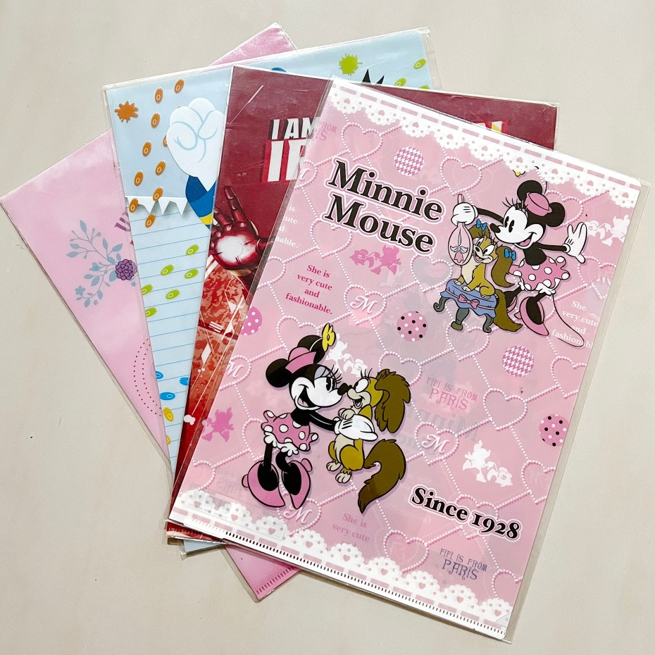 B2S แฟ้มซองพลาสติก แฟ้มสอด ขนาด A4/F4 ลายการ์ตูนลิขสิทธิ์แท้จากญี่ปุ่น Pocket Folder