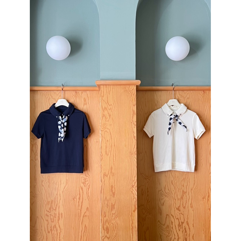 Beannie polo top with scarf by MAMIL