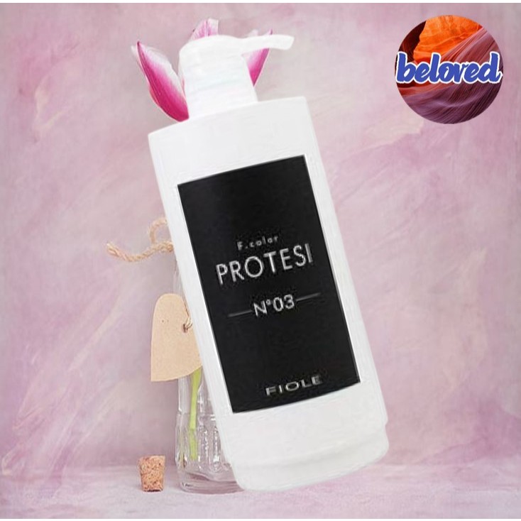 FIOLE Color Protesi NO.3 550 g ทรีทเม้นท์ปกป้องความเสียหายที่เกิดจากการฟอกสีและสารเคมี (Plex)