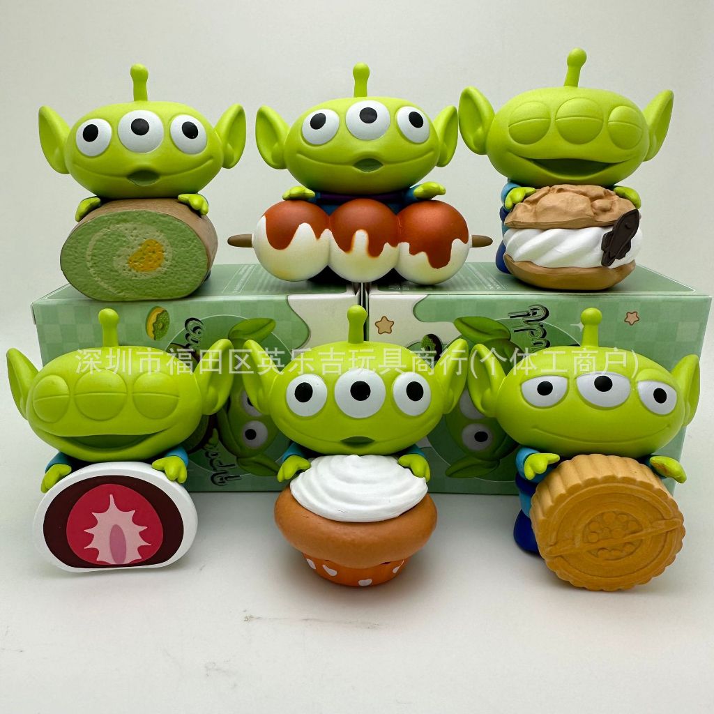โมเดล Blind box trendy toy Dijia toy three-eyed boy afternoon tea cake pastry