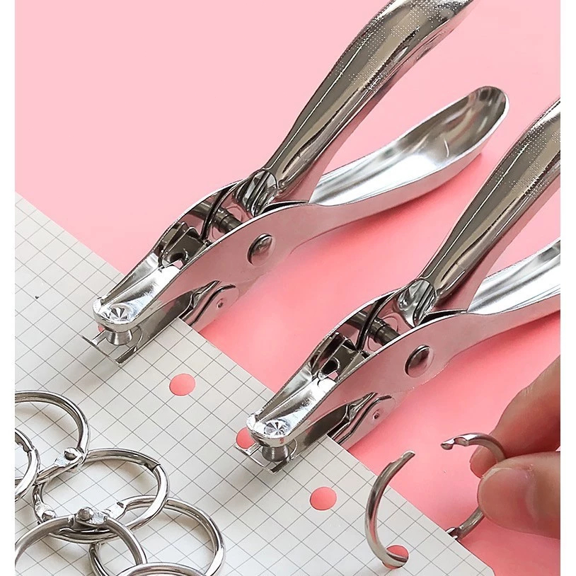 BLIVO 🔥พร้อมส่ง ใน 🇹🇭🔥  ตุ๊ดตู่เจาะรู ที่เจาะรูกระดาษ ใช้งานง่าย 3mm และ 6mm ที่เจาะรูกระดาษ ที่เจาะกระดาษมือถือ