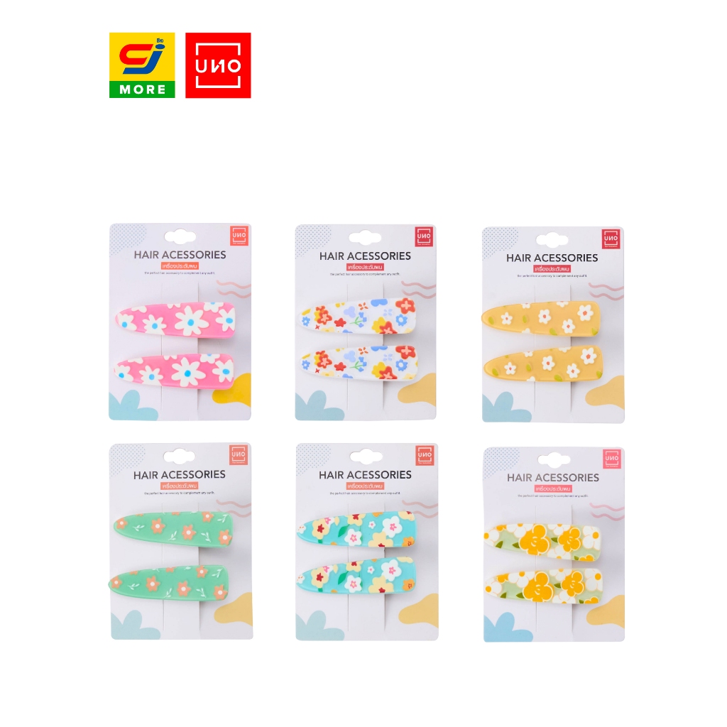 UNO กิ๊บติดผมทรงหยดน้ำ รุ่น 029