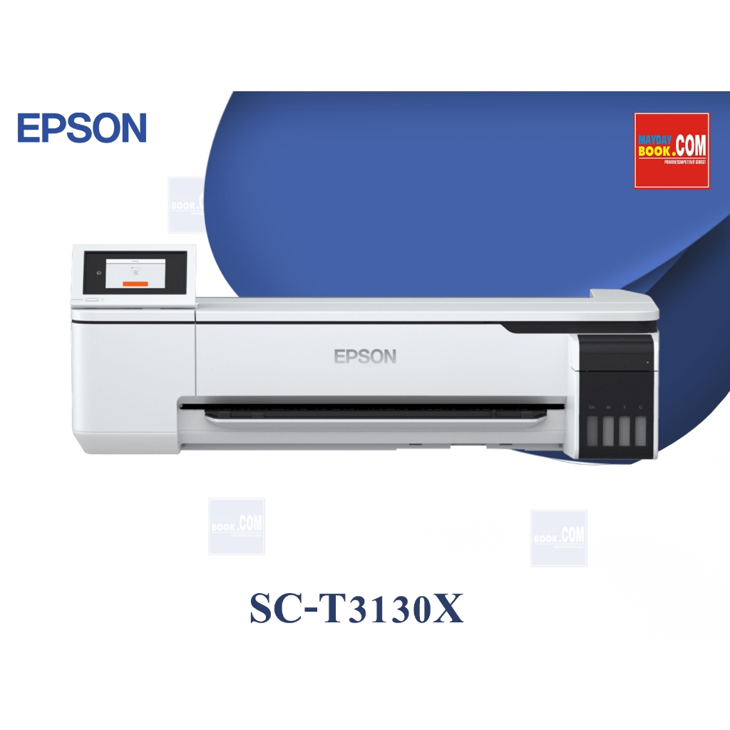 เครื่องปริ้น Epson SC-T3130X ระบบแทงค์แท้ Printer Plotter หน้ากว้าง 24 นิ้ว พิมพ์ A1 ประกันศููนย์1ปี