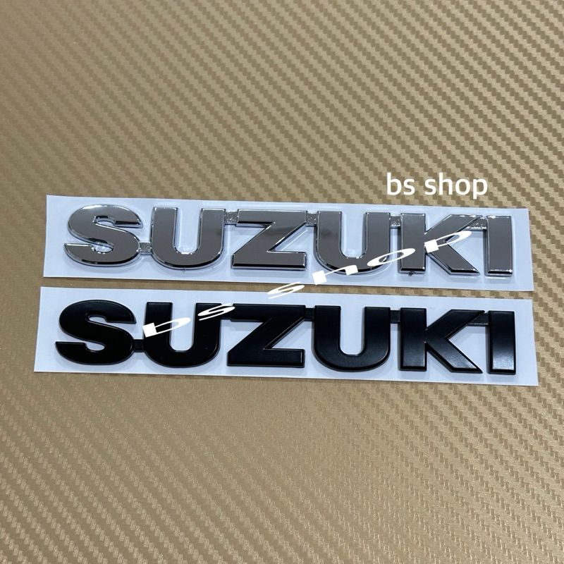 โลโก้ SUZUKI ติดรถยนต์  ขนาด 2.2x15.5 cm ราคาต่อสี