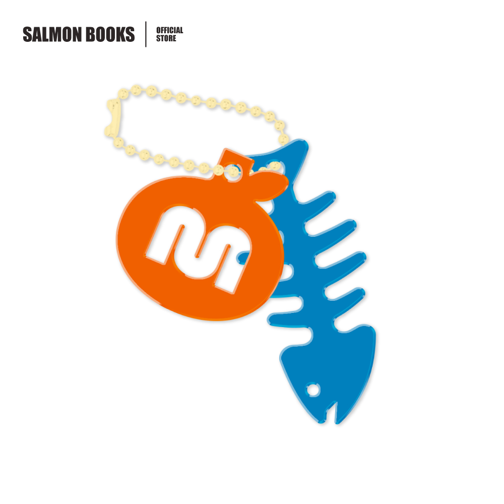 SALMON KEYCHAIN : ปลา-ส้ม