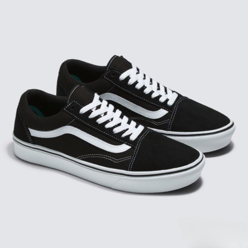 【จัดส่งที่รวดเร็ว】VSG Shoes Old Skool Sneakers Black รองเท้าผ้าใบ รองเท้าผ้าใบแฟชั่น ใส่ได้ทั้งผู้ชายและผู้หญิง[36-45]