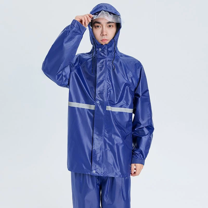 ชุดกันฝนแยกเสื้อและกางเกง มีแถบสะท้อนแสง thumbnail 5