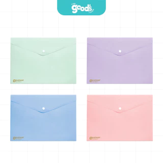 แฟ้มกระดุม ตราช้าง รุ่น 425 ขนาด A4 สีพาสเทล ซองทึบ (จำนวน 1 ซอง)