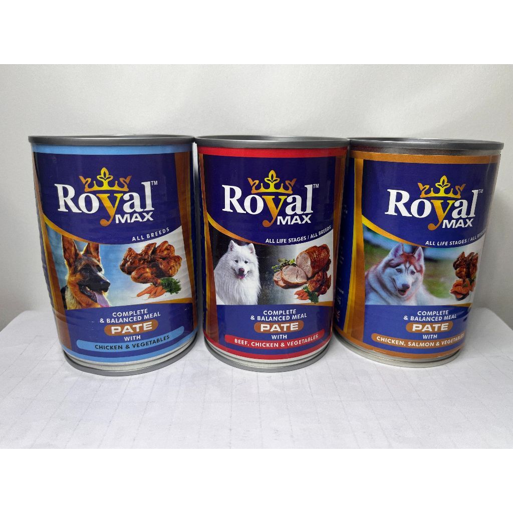 (กระป๋อง) Royal อาหารสุนัขกระป๋อง ขนาด 400g มี 3 รส อาหารสุนัข Dog Food อาหารแมวชนิดเปียก แบบบรรจุกระป๋อง 400 กรัม - รูปที่ 4
