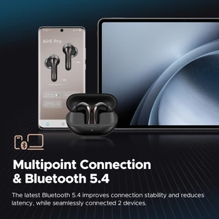 [ประกันศูนย์ไทย] SoundPEATS Air5 Pro หูฟังบลูทูธ 5.4 หูฟังอินเอีย หูฟังไร้สาย Hi-Res LDAC True Wireless Snapdragon Sound