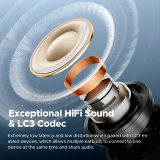 [ประกันศูนย์ไทย] SoundPEATS Air5 Pro หูฟังบลูทูธ 5.4 หูฟังอินเอีย หูฟังไร้สาย Hi-Res LDAC True Wireless Snapdragon Sound