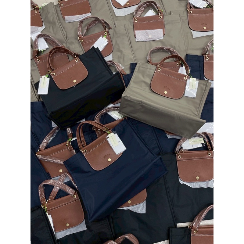 LC MARCHE TOP HANDLE BAG🤎(490฿) กระเป๋าถือแบรนด์ดัง ใบใหญ่ หนังอย่างดีขึ้นจากงานจริง ปั๊มตรงทุกจุด งานเป๊ะมากกๆ valen