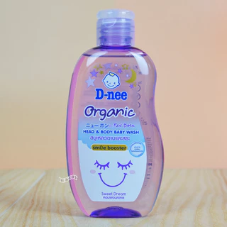 D-nee Organic ดีนี่ ออแกนิค -สบู่เหลวอาบและสระผม 180 มล.
