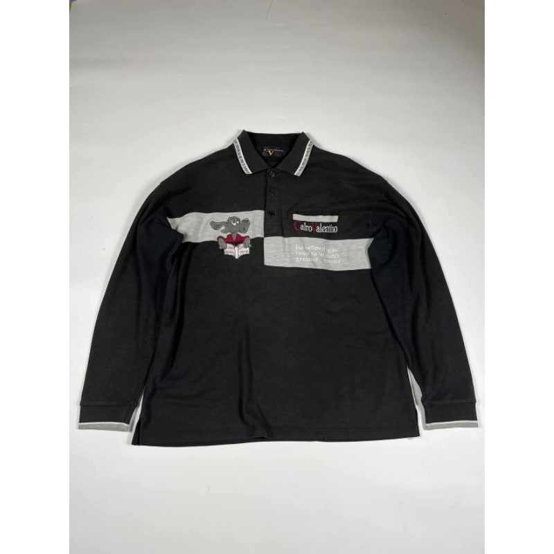 เสื้อแขนยาวคอปกCalro Valentino 90s
