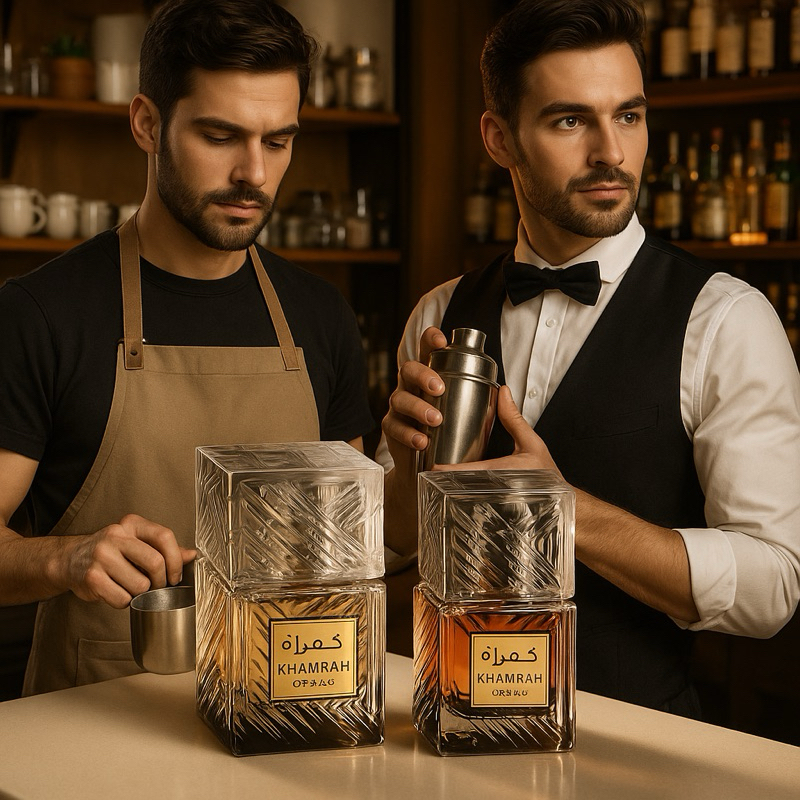 น้ำหอมแบ่งขาย  Lattafa Khamrah and Khamrah Qahwa EDP by Kidda_Market