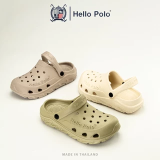 Hello Polo รองเท้าแตะ แบบรัดส้น รองเท้าแฟชั่นผู้หญิง EVA น้ำหนักเบา พื้นหนานุ่ม ใส่เดินสบายเท้า Size 36-45 รุ่น HP8055
