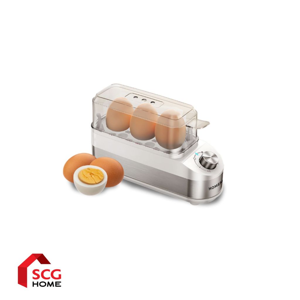 Homemi เครื่องต้มไข่ 3 ฟอง อัจฉริยะ