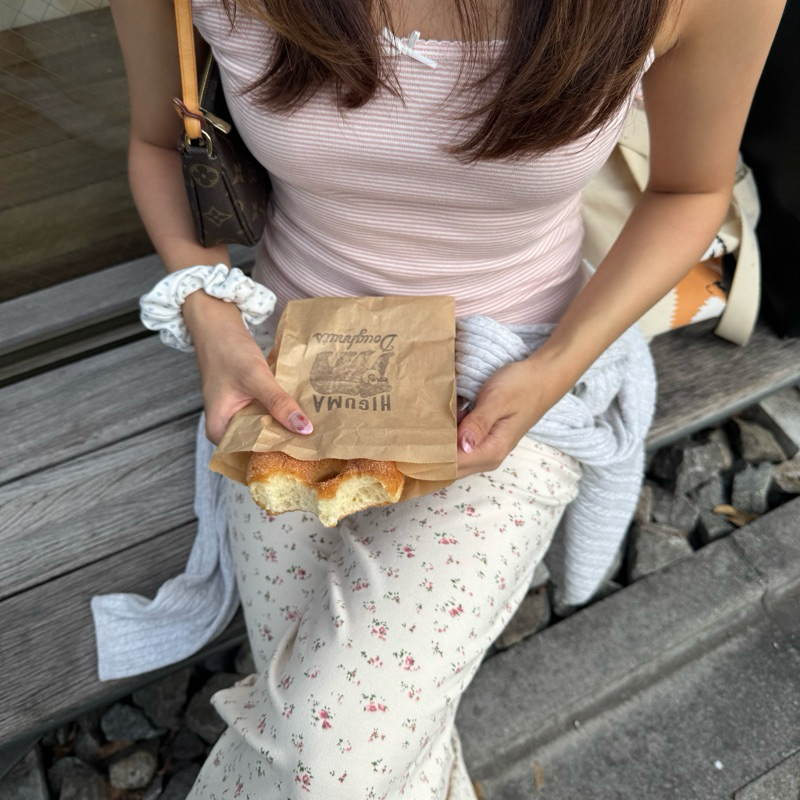 กางเกงขายาวลายดอกไม้น่ารัก pink floral long pants กางเกงขายาวลายดอกไม้น่ารัก