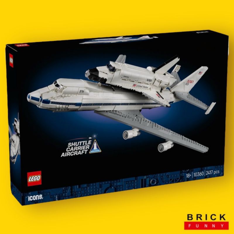 Lego icons 10360 Shuttle Carrier Aircraft สินค้าใหม่ สินค้าพร้อมส่ง ส่งไว ของแท้ 100%