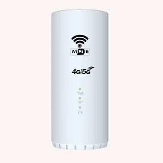 เราเตอร์ WiFi6 ทรงกระบอกแนวตั้ง 4G/5G Router wifi ใช้ได้กับซิมทุกเครือข่าย เสียบใช้เลย ไม่ติดตั้ง