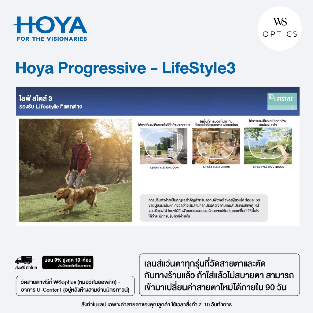 Hoya Progressive - Lifestyle 3 (VG Full Control)