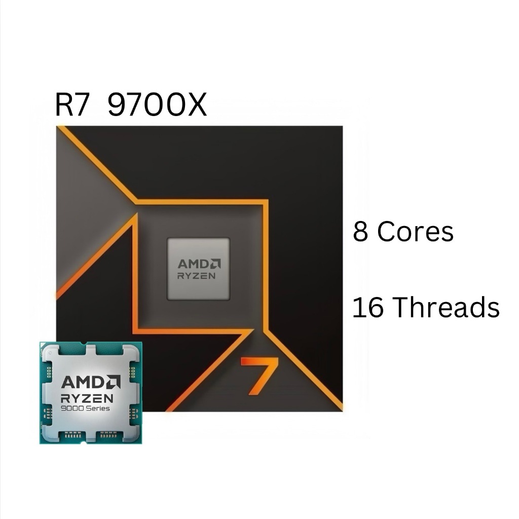 AMD RYZEN 7 9700X (AMD SOCKET AM5) (สินค้ามือ 1) มีของในไทยพร้อมส่ง (สินค้าของแท้100%)