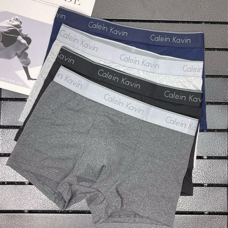 บอกเสื้อผู้ชาย กางเกงในผู้ชายเซ็ตสุดคุ้ม 1 กล่อง 4 ตัว 4 สี พร้อมกล้อง คุ้มๆผ้านุ่มใส่สบายระบายอากาศได้ดี​ พร้อมส่งในไทย - รูปที่ 4