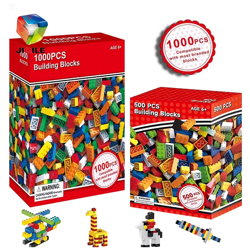 เลโก้ตัวต่อ เลโก้รุ่นอิสระ 1000Pcs 500Pcs  ของเล่นตัวต่อบล็อคตัวต่อ ของเล่นเสริมพัฒนาการเด็ก
